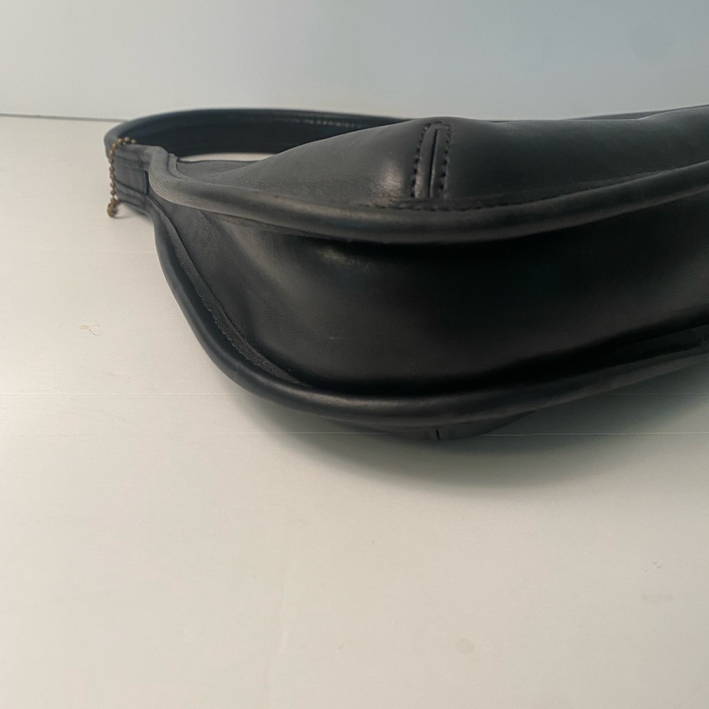 Vintage Coach 9027 Mini Ergo Black Leather Purse Bag Adorable! - Picture 4 of 11